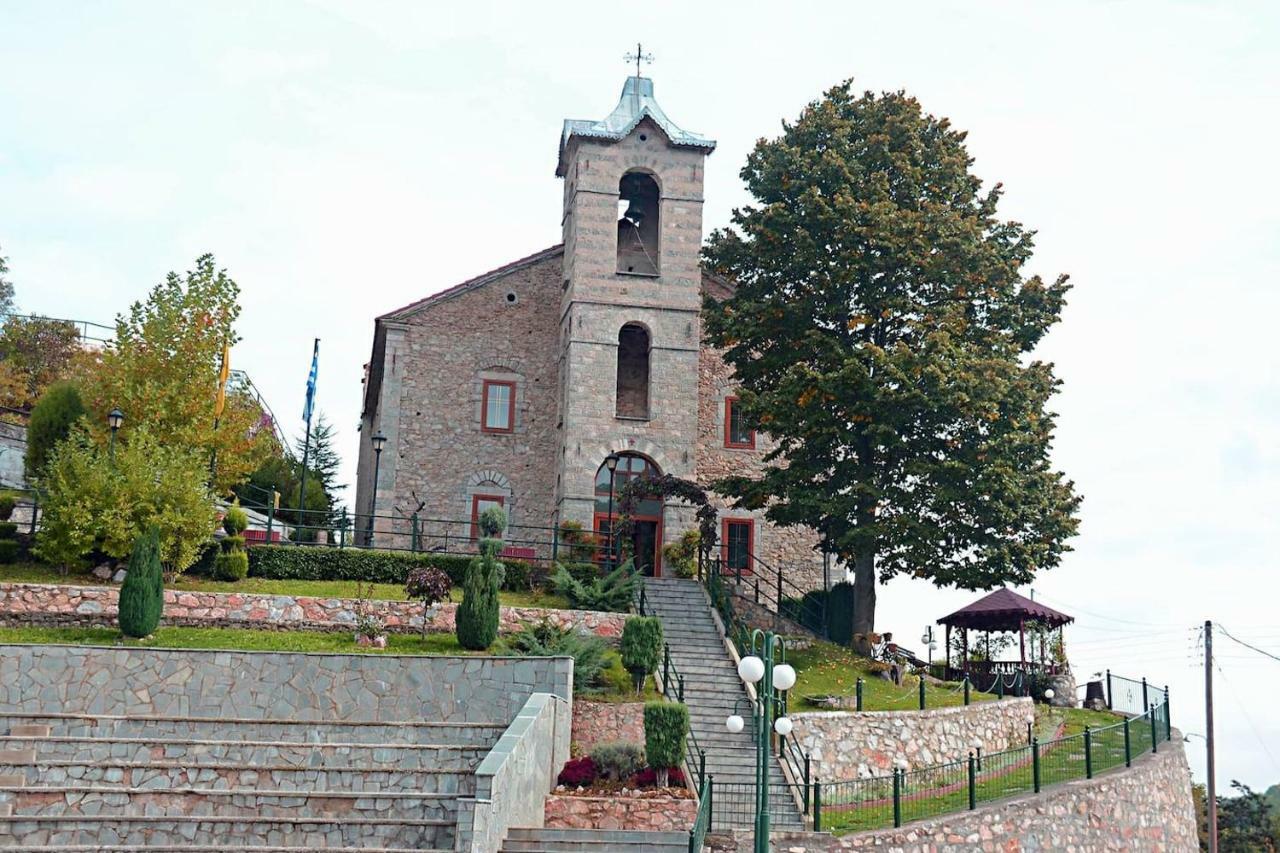 Traditional Stone Villa "To Petrino" Florina Exterior foto